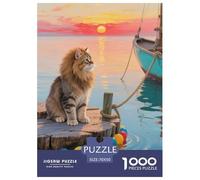 Bengal 1000 Pieces Jigsaw Puzzles Pet Cats for Kids Staycation Kill Time Home Decoration Puzzle Gifts for Women Age 14+ ForAdults 70x50cm/1000pcs