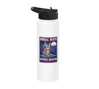 Bengal Beats Meowsic Maestro Stainless Steel Insulated Water Bottle