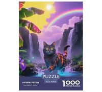 Bengal Cat 1000 Pieces for Adults Jigsaw Puzzles Educational Games Pet Cat Challenging Puzzles Gifts for Men70x50cm/1000pcs