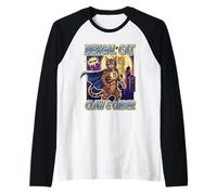 Bengal Cat Claw & Order Raglan Baseball Tee