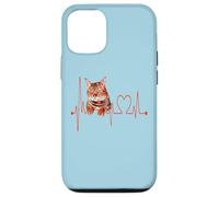 Bengal Cat Heartbeat EKG Funny I Love My Bengal Cat Case for iPhone 12/12 Pro