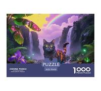 Bengal Cat Jigsaw Puzzles for Adults 1000 Educational Games Pet Cat Fun Present & Activity for Home70x50cm/1000pcs