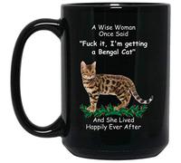 Bengal Cat Kitten Brown Travel Mug Unique Drinking Cup Durable Tea Cup Fun Gifts for Birthdays Christmas Valentine's Day 330 Ml