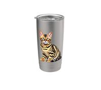 Bengal Cat Kitten Stainless Steel Insulated Tumbler