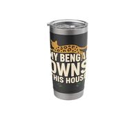 Bengal Cat Lover Exotic Breed Pride Wild Pattern Humor Stainless Steel Insulated Tumbler