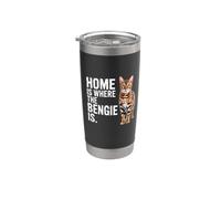 Bengal Cat Lover & Owner Funny Home is Where The Bengie is Stainless Steel Insulated Tumbler