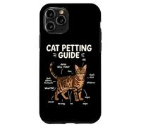 Bengal Cat Petting Guide Funny Cat Lover Case for iPhone 11 Pro