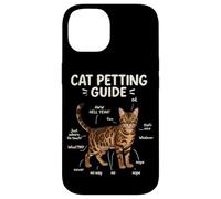Bengal Cat Petting Guide Funny Cat Lover Case for iPhone 14