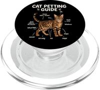 Bengal Cat Petting Guide Funny Cat Lover PopSockets PopGrip for MagSafe