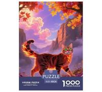 Bengal Cat Puzzles 1000 Pieces for Adults Educational Games Pet Cat Colourful,Fun,Challenging And Brainteasing Adults Jigsaw Puzzle Gifts for Men38x26cm/1000pcs