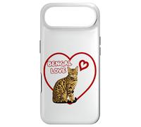 Bengal Cat Valentine Heart for Kitten and Animal Lovers Case for iPhone Air
