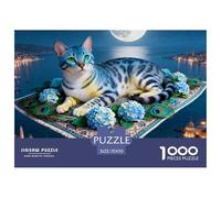 Bengal Cats1000 Piece Puzzle Puzzle Games Cute Cats Colourful Puzzle for Adult 70x50cm/1000pcs