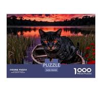 Bengal Cats1000 Piece Puzzle Puzzle Games Cute Cats Puzzle Gift for The Whole Family 70x50cm/1000pcs