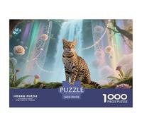 Bengal Leopard Cat 1000 Piece Puzzle Educational Games Cute Cat Colourful,Fun,Challenging And Brainteasing Adults Jigsaw Puzzle Gifts for Men70x50cm/1000pcs
