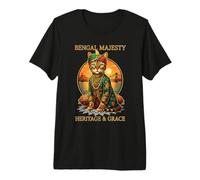Bengal Majesty Heritage & Grace Premium T-Shirt