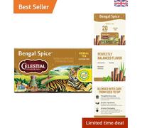 Bengal Spice Tea - Caffeine-Free Black Tea Bags with Unique Spice Blend