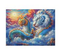 Bengal Tiger 500 Piece Complete Jigsaw Puzzle Set Wildlife Teens Beginners Mind Relaxation Puzzle Fans Group Play Anniversary Fathers Gift Thick Cardboard 500 PCS