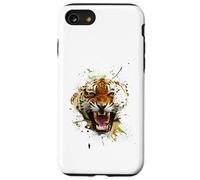 Bengal Tiger Growling (Splatter) Case for iPhone SE (2020) / 7/8