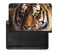 Bengal Tiger Passport Holder Passport Cover Protector Essentials with Credit Card Slots for Women Men