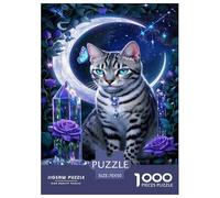 Bengal1000Pieces JigsawPuzzlesanimal ForAdult Challenging LargePiecePuzzles Age12+byth Challenging The Impossible Difficult Game Fun, Challenging 70x50cm/1000pcs