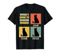 BENGAL'S GUIDE TO IGNORING HUMANS Funny Vintage Bengal T-Shirt