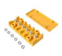 BENGKUI Wire Connection Box,Electric Bicycle E Bike Motor Controller Wire Connection Box Insulation Box Phase Battery Wire Connector Six Post Junction Box