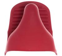 BENGRIN Silicone Oven Mitts for Air Fryer - 1 Pair Thicken Mini Heat Resistant Gloves, Non-Slip, For BBQ, Cooking & Baking - Kitchen Safe, UK Trusted Brand (Red)