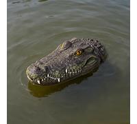 Benhurb Alligator Head for Pond Protection, Fake Floating Crocodile Head Decoy for Pool, Garden Water Feature Ornament Deterrent Ducks Koi Fish Pond Accessories, Outdoor Gator Decoration