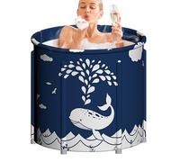Beni Rinfres Folding Bath - Lightweight Soaking Barrel for Adults, Easy to Carry Comfortable Bathtub | Folding Spa for Shower Stole, Cold Bath Relaxation of Cold Water, Beni Rinfres