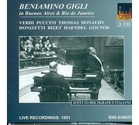 Beniamino Gigli - Beniamino Gigli In Buenos Aires And Rio De Janero