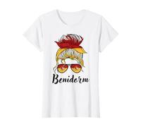 Benidorm Girl, Spanish Flag Spain T-Shirt
