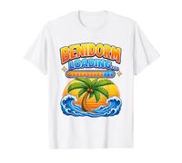 Benidorm Loading Holiday Countdown Design Value Graphic T-Shirt, Men, White, M