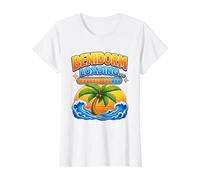 Benidorm Loading Holiday Countdown Design Value Graphic T-Shirt, Women, White, L
