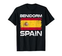 Benidorm Spain Flag Design Proud Spanish Flag T-Shirt