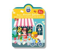 Benim Neşeli Şehrim: Boyama, Çıkartma ve Yeni Kelimelerle Dolu Bir Oyun Evi (6 sayfa çıkartmasıyla)