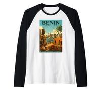 Benin West Africa Raglan Baseball Tee