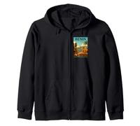 Benin West Africa Zip Hoodie