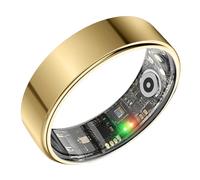 BENIO Gen 2 Smart Ring for Women & Men, Heart Rate,Fitness Tracker with Sleep，Step/Sleep/Blood Oxygen/Heart Rate Tracker, 5ATM Waterproof for iOS and Android,No Subscription, Xmas Gifts,Gold 12