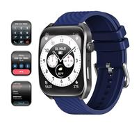 BENIO Smart Watches for Men (Answer/Make Calls),2.04" AMOLED Curved Display,Mens Smart Watch with Heart Rate/Sleep/SpO2 Monitor,140+ Sport Modes,Mens Fitness Watch for Android & iPhone,Blue