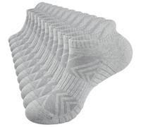 Benirap Mens Tranier Socks Cushioned Running Socks, Anti-Blister Cotton Ankle Sports Sock for Men Women Low Cut Breathable Athletic Sock(6 Pairs)