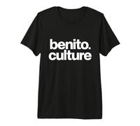 Benito Culture Minimalist Bold Typography Design Premium T-Shirt