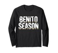 Benito Season Bold Modern Typography Statement Design Long Sleeve T-Shirt