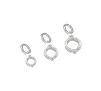 Benixmidart Bird Leash, Anti-Bite Bird Harness Retractable Bird Flying Rope with 3Pcs Different Sizes of Bird Foot Rings, Elastic String Training Harness Parrot Flight Rope (Foot Rings, Larger)