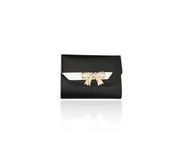 Benixmidart Wallets Wallets for Women, Snap-Button Women's Wallet PU Leather Card Holder Trifold Ladies Wallets with Multiple Card Slots, ID Window& Cash Compartment for Women of All Ages (Black)