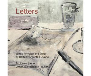 Benjamin Britte Letters: Songs for Voice and Guitar By Britten, (CD) (US IMPORT)