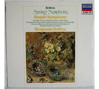 Benjamin Britten - Decca Jubilee - 410 171-1: Britten Spring Symphony, Simple Symphony: Benjamin Britten: Royal Opera House Orchestra Covent Garden English Chamber Orchestra: Vinyl LP