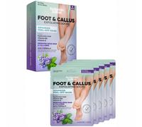 Benjamin Button® 5x Pairs - Luxury Foot Peel Mask | Shea Butter, Lavender & Mint | Exfoliating Treatment, Soft Smooth Feet | Removes Dead Skin, Calluses & Cracked Heels | Foot Spa, Moisturising Socks