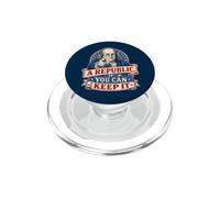 Benjamin Franklin A Republic If You Can Keep It PopSockets PopGrip for MagSafe