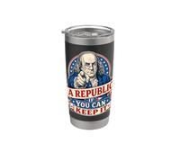 Benjamin Franklin A Republic If You Can Keep It Stainless Steel Insulated Tumbler