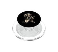 Benjamin Franklin Funny American President Rock Guitarist PopSockets PopGrip for MagSafe